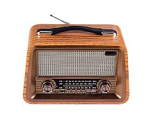 радиоприемник переносной deespi re-07 ретро-стиль, am/fm-проигрыватель, питание аккумулятор/220в  фото