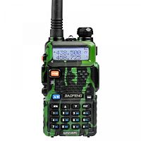 рация baofeng uv-5r   камуфляж (uhf/vhf) дистанция до 7 км, 128 каналов, fm-радиоприемник, дисплей  фото