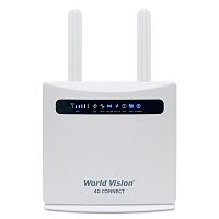 маршрутизатор world vision 4g connect 2 встроенный lte-модем 3lan+1w/lan. wi-fi. usb. voip телефония  фото