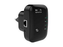 усилитель wifi lp-link wr03 репитер черный 220v 300 мбит/с 802.11b  фото