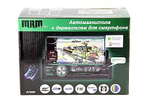 автомагнитола 1din mrm av3080 bt, lcd экран/пульт ду/fm радио/2 usb/ qc3.0/ 4*60 w/радиатор/7 цветов  фото
